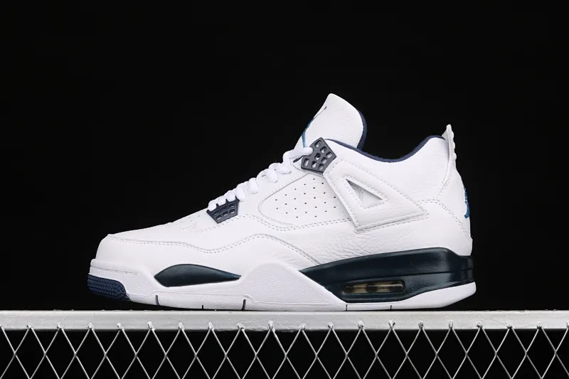 All Categories Air Jordan Jordan Series Basketball Shoes Air Jordan 4 Pure Original Air Jordan 4 Retro LS AJ4 Joe 4 Columbia Blue First Layer Basketball Shoes 314254-107